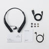 Phiaton BT 100 NC Black Wireless Bluetooth Active Noise Cancelling Neck Band Style Earphones with Mic