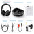 Wireless TV Headphone, VOGEK Hi-Fi Stereo 2.4G RF Headset with Transmitter Charging Dock, Optical Fiber TV Earphone 100ft Wireless Range Rechargeable for TV/PC/Phone (Not Bluetooth)