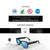 Bone Conduction Sunglasses 4.1 Wireless Bluetooth Stereo Headphones Polarized Sunglasses Accepted Compatible with Smart Phone iPhone HTC LG Samsung Android Windows (Yellow)