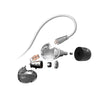 NuForce Hem Dynamic in-Ear Monitors Hi-Res Audio Noise Isolating Single Micro Dynamic Driver Microphone and Remote Crystal White (Hem-Dynamic-White)