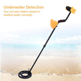 fosa Metal Detector, 6.6khz 3-10ft Detection Depth Treasure Hunters Golden Finder with Adjustable Sensitivity and LCD Display Water Detection Gold Detector