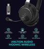 Audio-Technica ATH-SR5BTBK Bluetooth Headphones with NFC Sensor Bundle with Antlion Audio ModMic Wireless Attachable USB Microphone