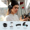 Meidong E7 Active Noise Cancelling Bluetooth Headphones Over Ear with Microphone Hi-Fi Deep Bass Comfortable Protein Earpads Wireless Headphones, 30 Hours Playtime for Music