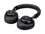 Monoprice SonicSolace Active Noise Cancelling Bluetooth Wireless Headphones - Black Over Ear Headphones