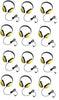 Califone 2800-YL Listening First Headphones in Yellow (Set of 12)