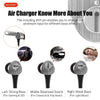 OVC in-Ear Earbuds Earphones Wired Headphones with Microphone - 3 Adjustable Heavy Bass Dynamic Driver, for iPhone Android Samsung