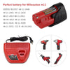 10Pack 12V 2500mAh Lithium-ion Replacement Battery for Milwaukee M12 Milwaukee 48-11-2411 12-Volt Cordless Milwaukee Tools Milwaukee 12V Battery Lithium-ion