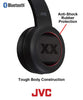 JVC XX Wireless On Ear Headphones, Bluetooth Connectivity, Extreme Deep Bass Ports, Tough Housing Protection & Durable Body, Voice Assitant Compatible, 40 Hours Long Battery Life, AptX - HAXP50BTR