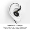 MEE Professional MX2 PRO Customizable Noise-Isolating Universal-Fit Modular Musician's in-Ear Monitors (Clear)