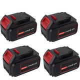 VINIDA 4 PACK 20V 6.0Ah DCB200 Lithium Replacement Battery for Dewalt 20 Volts Battery DCB201 DCB203 DCB204 DCB205 DCB205-2 DCB206 DCB181 DCB180 DCD/DCF/DCG/DCS Tool