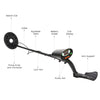 Nalanda Metal Detector with High Sensitivity, Built-in Speaker and Comfortable Arm Support, 3 Detection Modes Find Silver, Iron, Coins