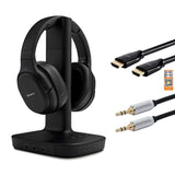 Sony L600 Wireless Digital Surround Overhead Headphones (WH-L600) Bundle