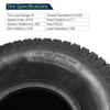 Set of 4 MaxAuto Lawn Mower Tires 15x6-6 20x10-8 4PLY P332+P512