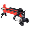 ZeHuoGe 2000W 7 Ton Electrical Hydraulic Log Splitter Portable Firewood Wood Cutter Powerful Built-in Side Rails Auto-Return US Delivery