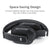 August EP750 Active Noise Cancelling Headset Bluetooth Over-Ear Stereo Headphones with Microphone and aPTX