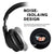 Wireless TV Headphones - Pohopa W239 2.4GHz Over Ear Stereo Headphone for TV Watching with Transmitter(Digital Optical, 3.5mm AUX, RCA), Plug & Play, No Delay, 100ft Long Range, Black