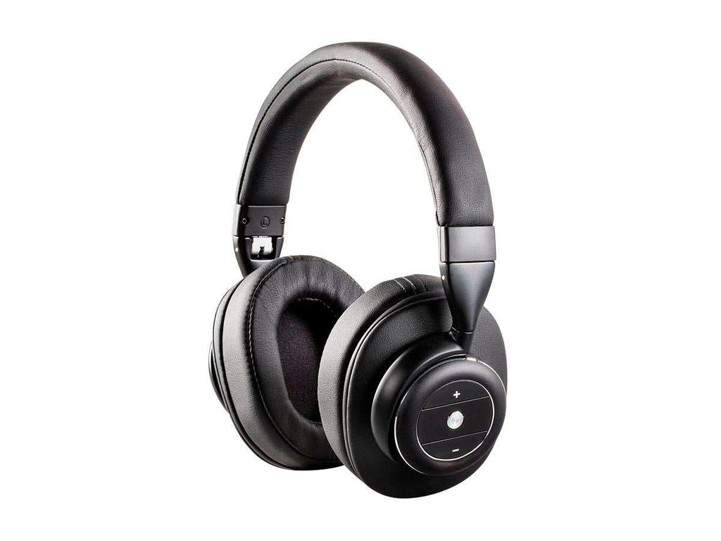 Monoprice SonicSolace Active Noise Cancelling Bluetooth Wireless Headphones - Black Over Ear Headphones