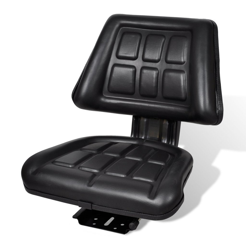 Festnight Tractor Seat Backrest Adjustable Seat for Lawn and Garden Mowers Tractors