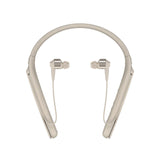 Sony Premium Noise Cancelling Wireless Behind-Neck in Ear Headphones - Gold (WI1000X/N) (Renewed)