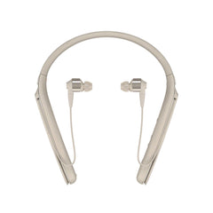 Sony Premium Noise Cancelling Wireless Behind-Neck in Ear Headphones - Gold (WI1000X/N) (Renewed)