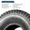 Set of 4 MaxAuto Lawn Mower Tires 15x6-6 20x10-8 4PLY P332+P512