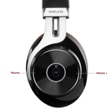 Edifier W855BT Bluetooth Headphones - Over-Ear Stereo Wireless Headphone with Microphone and Volume Control - Brown/Black