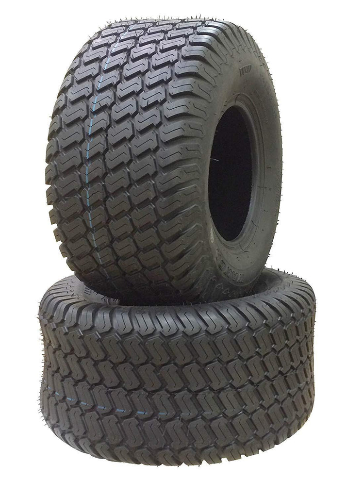 Antego Set of 2-16X6.50-8 4 Ply Turf Tires for Lawn & Garden Mower 16x6.5-8