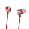 JustJamz Jelly Matte Colorful in-Ear Wholesale Headphones 3.5mm Stereo Multi-Color Bulk Earbuds (100 Pack)