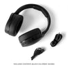 Skullcandy Hesh 3 Bluetooth Wireless Over-Ear Headphones with Microphone, Rapid Charge 22-Hour Battery, Foldable, Memory Foam Ear Cushions for Comfortable All-Day Fit, Vice/Gray/Crimson