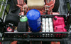 Jungle Jim's Trailer Mate Pro, 3 Trimmer Racks, 2 Blower Holders, Basket, Water Cooler and more.