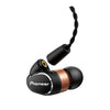 Pioneer Hi-Res in-Ear Ergonomic Tangle Resistant Premium Dynamic Headphones, Black SE-CH9T(K)