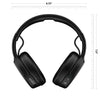 Skullcandy Crusher Bluetooth Wireless Over-Ear Headphones with Microphone - (Renewed) (Black)