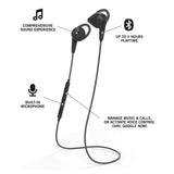 Urbanista Chicago Bluetooth Sports Earphones [ HIGH Performance ], IPX4 Rated Water Resistant, Call-Handling with Microphone, Sport Carry Pouch - Dark Clown