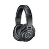 Audio-Technica ATH-M40x Professional Studio Monitor Headphones + Slappa Full Sized HardBody PRO Headphone Case (SL-HP-07)