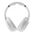 Skullcandy Venue Active Noise Cancelling Headphones, Over The Ear Bluetooth Wireless, Tile Integration, Rapid Charge 24-Hour Battery Life, Lightweight Premium Materials, White/Crimson (Renewed)