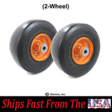 (2-Wheel) Solid Flat Free Front Wheel Fits Scag 32, 36, 48, 52