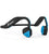 Damson HeadBones X - Wireless Bluetooth Bone Conduction Headphones with Built-in Microphone - Water and Sweat Resistant (Blue)