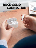 Soundcore True-Wireless Earphones, Anker Liberty Air, Bluetooth 5, 20 Hour Battery Life, Touch Control Earbuds, Graphene Enhanced Sound, Noise-Cancelling Microphones, and Secure Fit