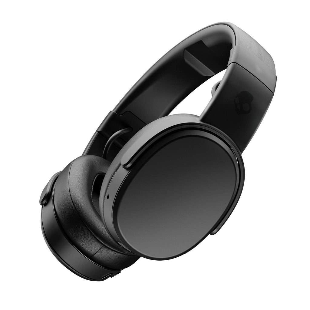 Skullcandy Crusher Bluetooth Wireless Over-Ear Headphone with Microphone, Noise Isolating Memory Foam, Adjustable and Immersive Stereo Haptic Bass, Rapid Charge 40-Hour Battery Life, Black