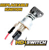 HD Switch John Deere Starter Ignition Key Switch AM132500, 325, 335, 345, 355 Serial # 070001 & Higher w/ 4 Keys Compatible with John Deere