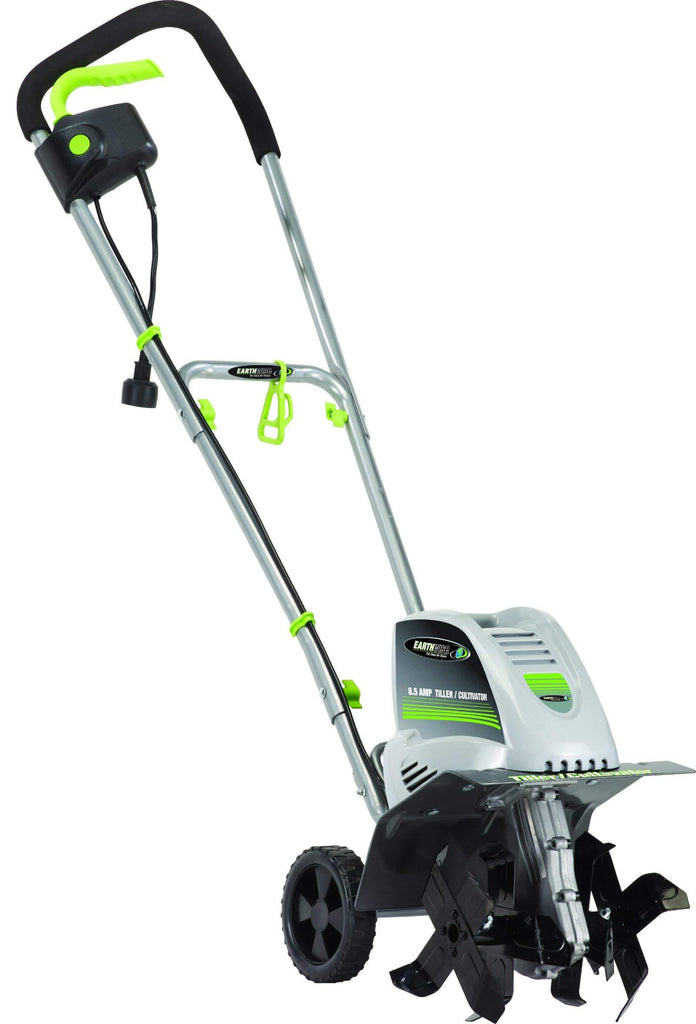 Earthwise TC70001 Electric Corded Tiller, 11-Inch, 8.5-Amp, Grey (Renewed)