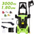 Homself High Pressure Power Washer 3000 PSI Electric Pressure Washer,1800W Rolling Wheels High Pressure Professional Washer Cleaner Machine+ (5) Nozzle Adapter