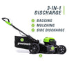 Greenworks 21-inch 40V Brushless Cordless Lawn Mower, Battery Not Included MO40L01