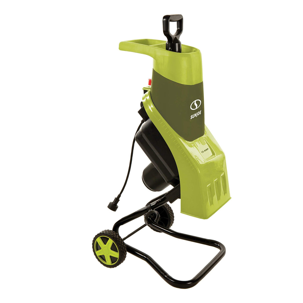 Sun Joe CJ602E 15-Amp Electric Wood Chipper/Shredder, Green (Renewed)