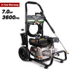 Miyoeris 3600PSI 212CC Gas Pressure Washer, 2.8GPM Gas Powered Power Washer