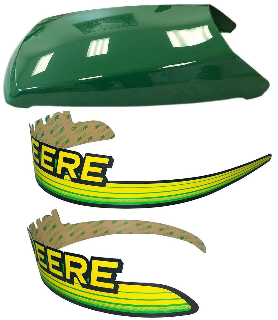 Kumar Bros USA New Upper Hood with LH & RH Decal Set Fits John Deere LT180 LTR180 LT190