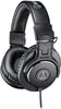 Audio-Technica ATH-M30x Monitor Headphones Bundle with SLAPPA SL-HP-07 Hardbody PRO Headphone Case and Blucoil Audio Premium Headphone 3.5mm Extension Cable