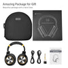 Active Noise Cancelling Bluetooth Headphones E8E Wireless Headphones Over Ear with Mic HiFi Stereo Deep Bass 20H Playtime Detachable Earpads Plane Adapter Hard Case for Work Travel TV Phone