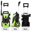 Electric Pressure Washer 3500PSI Power Washer Machine 2.6GPM 1800W with Telescopic Hangle and 4 Nozzles