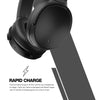 Skullcandy Venue Active Noise Cancelling Headphones, Over The Ear Bluetooth Wireless, Tile Integration, Rapid Charge 24-Hour Battery Life, Lightweight Premium Materials, Black